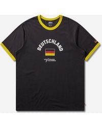 Levi's - Men S Deutschland Ringer T-shirt Black - Lyst