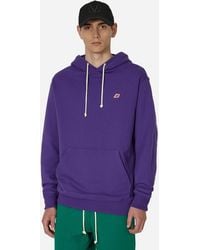 New Balance - Made In Usa Core Hooded Sweatshirt Prism Purple - Lyst