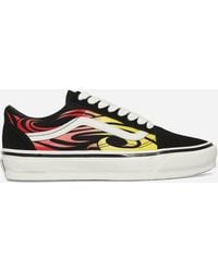 Vans - Premium Old Skool Y2k Flame Sneakers Black / White - Lyst