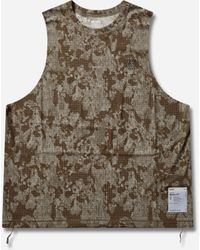 Satisfy - Women S Space-o Muscle Tee Camo - Lyst