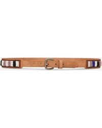 Visvim - Beads Belt 30Mm Natural - Lyst
