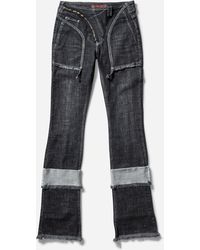 OTTOLINGER - Women S Open Back Denim Pants - Lyst