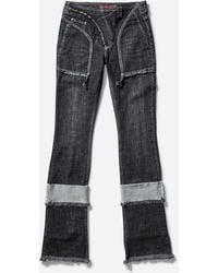 OTTOLINGER - Women S Open Back Denim Pants - Lyst