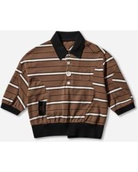 Undercover - Women S Striped Polo Shirt - Lyst