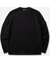 Stone Island - Men S Ghost Wool Cashmere Crewneck Sweater - Lyst
