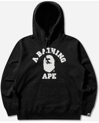 A Bathing Ape - Men S College Pullover Hoodie - Lyst