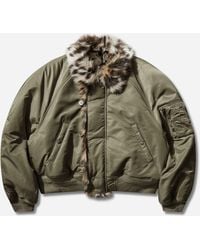 Protocol Index - Exaggerated Shoulder Fur N2B Jacket - Lyst
