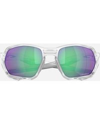 Oakley - Plazma Sunglasses Clear Matte / Prizm Road - Lyst