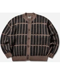 Cav Empt - S Rectangular Bar Knit Cardigan - Lyst