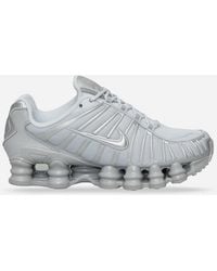 Nike - Women S Shox Tl Sneakers Pure Platinum / Metallic Silver - Lyst