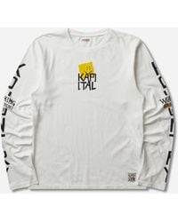 Kapital - S 20/-Jersey Crew Longsleeve T-Shirt (Peckish Kap) - Lyst
