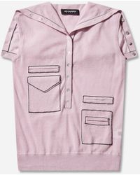 Kiko Kostadinov - S Kreiner Knit Rollneck Top Pale - Lyst