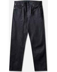 Stone Island - Men S Selvedge Indigo Denim-raw Regular Fit Jeans Raw - Lyst