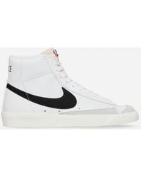 Nike - Blazer Mid 77 Vintage Sneakers White / Black - Lyst