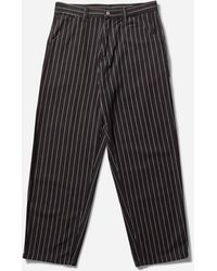 Carhartt - Men S Og Single Knee Seaton Stripe Pants / Wax (rinsed) - Lyst