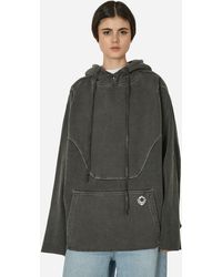 LUEDER - Kim Soft Armour Hoodie Charcoal - Lyst
