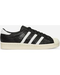 adidas - Women S Superstar Vintage Sneakers Core Black / Cloud White - Lyst
