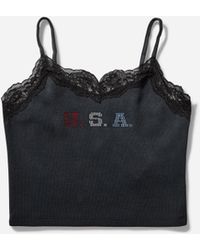Guess - Women S Lace Cami Washed Out - Lyst