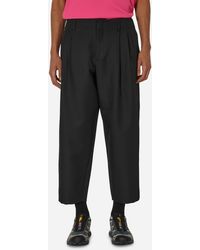 Comme des Garçons - Pleated Polyester Trousers - Lyst
