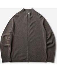 Our Legacy - S Line Zip Cardigan Mud Spray Dye - Lyst