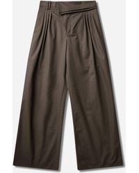 Kiko Kostadinov - Men S Dieze Wide Trousers Khaki - Lyst
