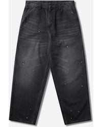 Carhartt - Og Single Knee Pants (Destroy Wash) - Lyst