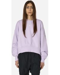 Nike - Phoenix Fleece Crewneck Sweatshirt Violet Mist - Lyst