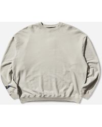 Kapital - Men S Sweat Knit 2tones Remake Big Sweatshirt (bone) Ecru / Black - Lyst