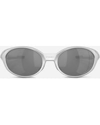 Oakley - Eye Jacket Redux Sunglasses Prizm Black / Silver - Lyst
