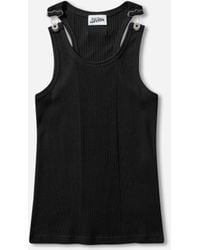 Jean Paul Gaultier - Women S Overall Buckles Ribbed Tank Top - Lyst