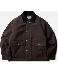 Carhartt - Men S Quentin Jacket Tobacco / Black - Lyst