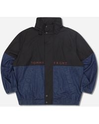Tommy Hilfiger - Men S Frgmt Colour-blocked Regatta Jacket / Flat Wash Denim - Lyst
