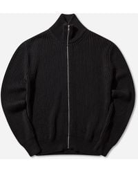 MM6 by Maison Margiela - Men S Ribbed Knit Jacket - Lyst