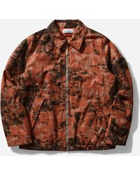 Stone Island - Men S Camouflage Cotton Canvas Jacket - Lyst