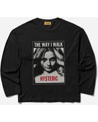 Hysteric Glamour - S The Way I Walk Longsleeve T-Shirt - Lyst