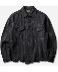 Kapital - Men S 12oz Magpie Denim 3rd Jacket - Lyst