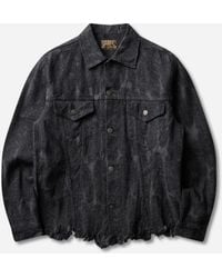 Kapital - Men S 12oz Magpie Denim 3rd Jacket - Lyst
