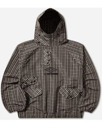 Umbro - Check Smock Anorak Dark - Lyst