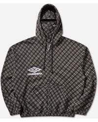 Umbro - Plaid Masked Hoodie - Lyst