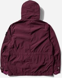 Stone Island - S Light Compact Touch Poly-Tc Field Jacket Amaranth - Lyst