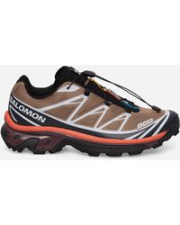 Salomon - Xt-6 Sneakers Walnut / Maritime Blue / Huckleberry - Lyst