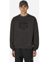 AFFXWRKS - Varsity Crewneck Sweatshirt - Lyst