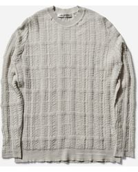 Our Legacy - S Formal Roundneck Sweater Cloud - Lyst
