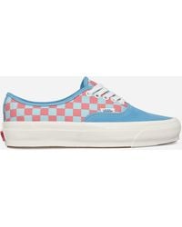 Vans - Premium Authentic 44 Checkerboard Sneakers Heritage Blue - Lyst