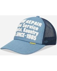 Kapital - Denim Repair Service Denim Track Cap - Lyst