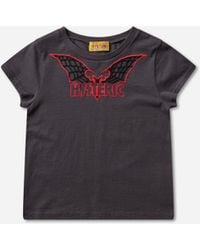 Hysteric Glamour - S Bat Web Embroidered Baby T-Shirt - Lyst