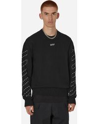 Off-White c/o Virgil Abloh - Stitch Arrows Diags Knit Sweater - Lyst