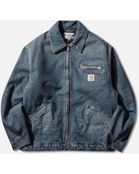 Carhartt - Og Detroit Jacket (Grind Washed) - Lyst