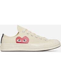 COMME DES GARÇONS PLAY - Cdg Play X Converse Unisex Chuck Taylor All Star One Heart Low-top Sneakers - Lyst