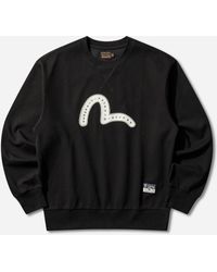 Evisu - Men S Seagull Rivet Sweatshirt - Lyst